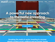 Tablet Screenshot of motifcapital.com